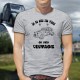 Men's Funny fashion T-Shirt - Vintage Hippie Deuche, Ash Heater
