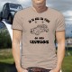Men's Funny fashion T-Shirt - Vintage Hippie Deuche, November White
