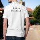 Le Gras, c'est la vie ★ Corpore sano ★ Polo shirt humoristique homme tiré d'une réplique de Karadoc dans la série TV Kaamelott