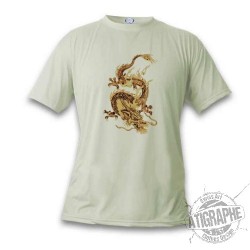 T-Shirt - Dragon chinois, November White