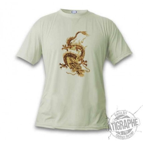 T-shirt - Chinese Dragon, November White