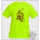 T-shirt - Chinese Dragon, Safety Yellow (fluo)