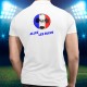 Men's Soccer Polo shirt - Allez les Bleus, White