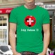 T-shirt football coton homme - Hop Suisse, 47-Vert Kelly