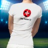 Women's soccer T-Shirt - Hop Suisse