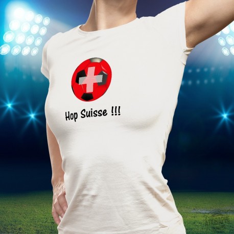 Fussball  Frauen T-shirt - Hop Suisse