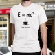 T-Shirt humoristique mode homme - La relativité du café, White