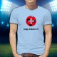 Men's or Women's T-Shirt - Hopp Schwiiz !!!, Blizzard Blue