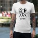 T-Shirt astrologique mode homme - signe Gémeaux, White