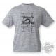 Women's or Men's T-shirt - Ma vie - Real or virtual, Ash Heater