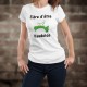 T-shirt mode dame - Fière d'être Vaudoise - Frontières du canton de Vaud avec un effet 3D