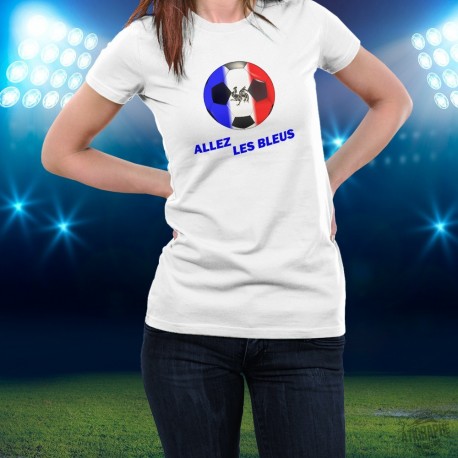 T-shirt da donna di calcio  - Allez les Bleus