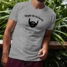 Lorsque deux barbes se croisent, la plus petite cède le passage ✪ Règle de la barbe N°2 ✪ T-Shirt homme