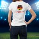 Football T-Shirt - Deutschland Deutschland - pour dame