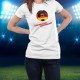Frauen Fussball  Slim T-shirt - Deutschland Deutschland