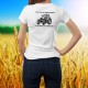 Lady T-Shirt - Conduire un tracteur