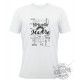T-shirt - Ma vie - Real or virtual - Für Frauen oder Herren, White