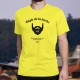 Si vous pensez à vous raser, arrêtez de penser ! ★ Règle de la barbe N°3 ★  T-Shirt hipster homme