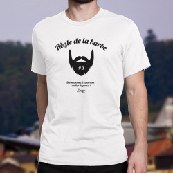 Funny T-Shirt - Règle de la barbe N°3