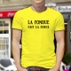 T-Shirt humoristique mode homme - La Fondue fait la Force