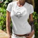 Lady fashion T-shirt -  Angel Woman (the symbol of femininity surrounded by angel wings)