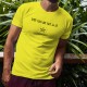 T-Shirt humoristique mode homme - C'est papa qui fait la Loi (sauf quand maman est là)