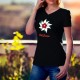 T-shirt coton mode dame - EdelSwiss - Edelweiss suisse