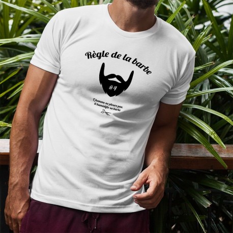 Funny T-Shirt - Règle de la barbe N°4