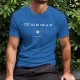 Men's cotton T-Shirt - C'est papa qui fait la Loi