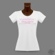 Women's funny slim T-shirt - Dieu Créa l'homme... , Violet