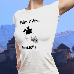 Women's slinky T-Shirt - Fière d'être Dzodzette 3D and Cow