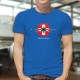 Kampfflugzeug ✚ Swiss FA-18 Hornet ✚ Herren Baumwolle T-Shirt