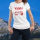 T-Shirt mode femme - Valais, gravé dans mon Coeur