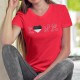 Frauen Mode Baumwolle T-Shirt - Graffiti LOVE Freiburg - Freiburger Herz