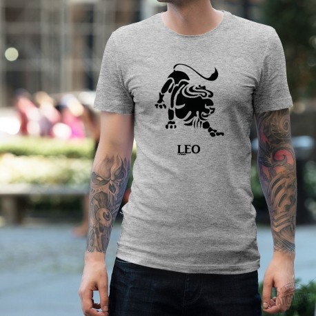Uomo Segno Zodiacale T-shirt - Leone