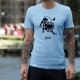 T-Shirt signe astrologique - Lion - pour homme