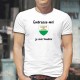 Embrasse-moi, je suis Vaudois ★ T-Shirt humoristique homme - écusson du canton de Vaud
