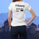 Frauenmode T-shirt - Fribourg, gravé dans mon Coeur