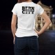 Frauen mode T-shirt - BERN CITY Black - Bundeshaus 