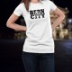 T-Shirt mode femme - BERN CITY Black - Palais fédéral