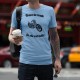 T-Shirt humoristique mode homme - Trace ta route, la vie est belle