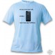 Donna o Uomo Funny T-shirt - Vous n'avez pas d'ailPhone, Blizzard Blue