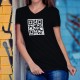 T-shirt mode coton Dame - Coeur libre - QR-code