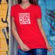 T-shirt mode coton Dame - Coeur libre - QR-code
