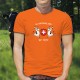 In Switzerland we Trust ✚ Men's cotton T-shirt with two Holstein cows surrounding the Swiss crest