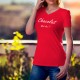 Donna cotone T-Shirt - Chocolat, What else ?