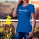 Donna cotone T-Shirt - Chocolat, What else ?