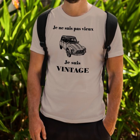 T-Shirt humoristique - Voiture Vintage Dyane - pour homme