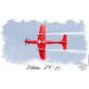 Women's or Men's Aircraft T-shirt - Pilatus - PC21, Detail