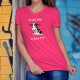 Je suis folle, et alors ??? ✿ vache folle ✿ T-Shirt coton dame tête de vache Holstein